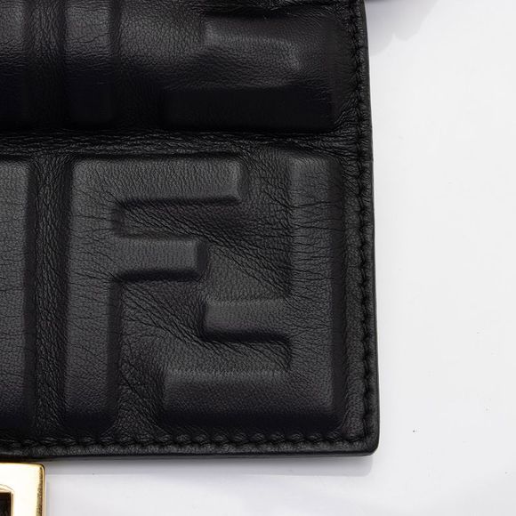 Fendi FF Embossed 1974 Mini Baguette Shoulder Bag - Picture 15 of 15
